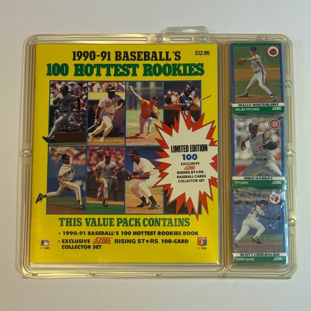 Limited Edition 100 Exclusive Score Rising Star Baseball Cards Collector Set